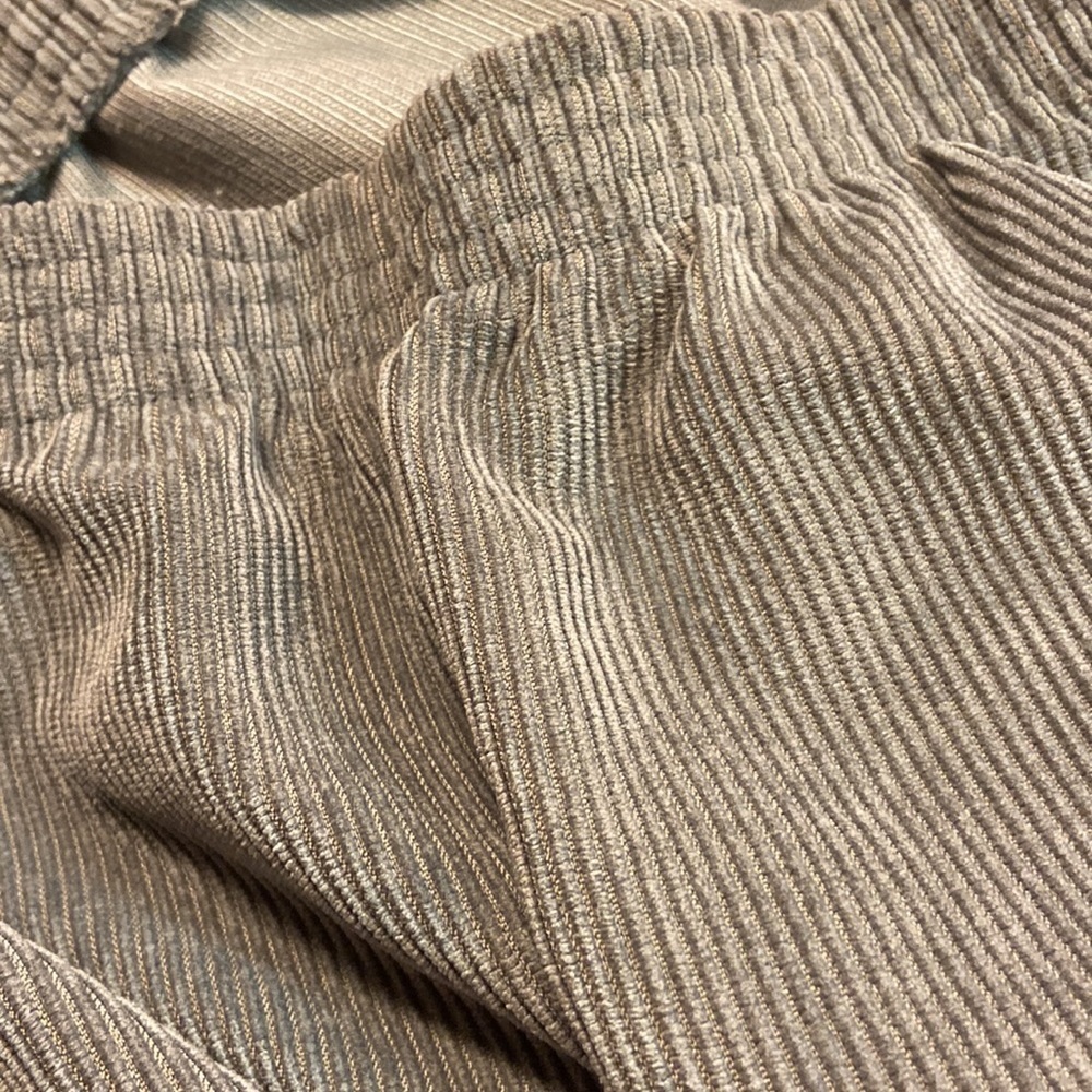 Alfred Dunner Grey Plus Size Corduroy Trouser Pant - Picture 8 of 8